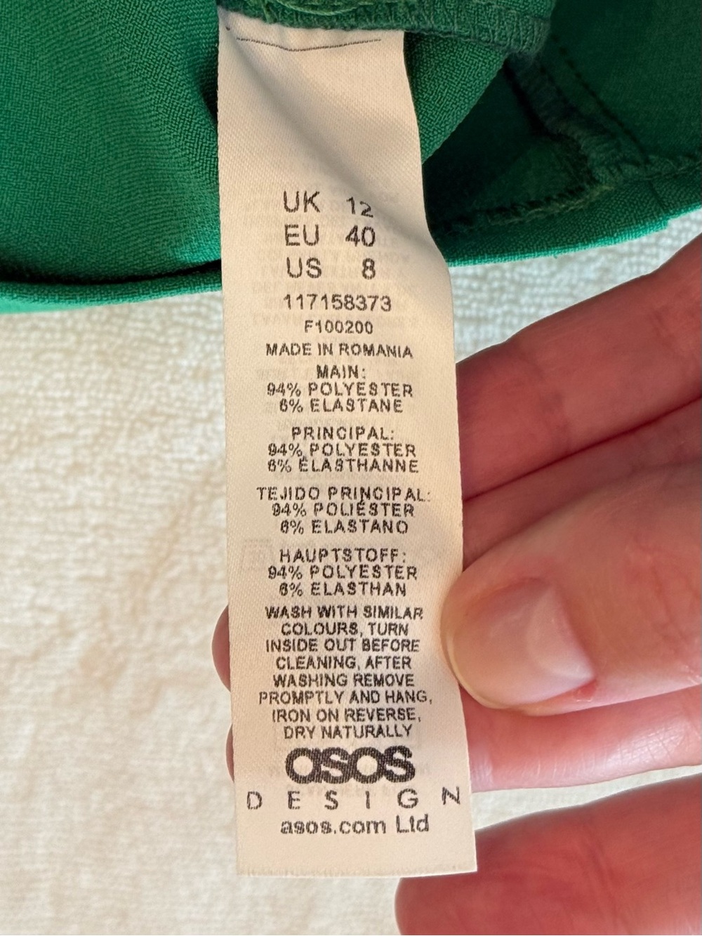ASOS | Deep V Mini Dress - Picture 11 of 12